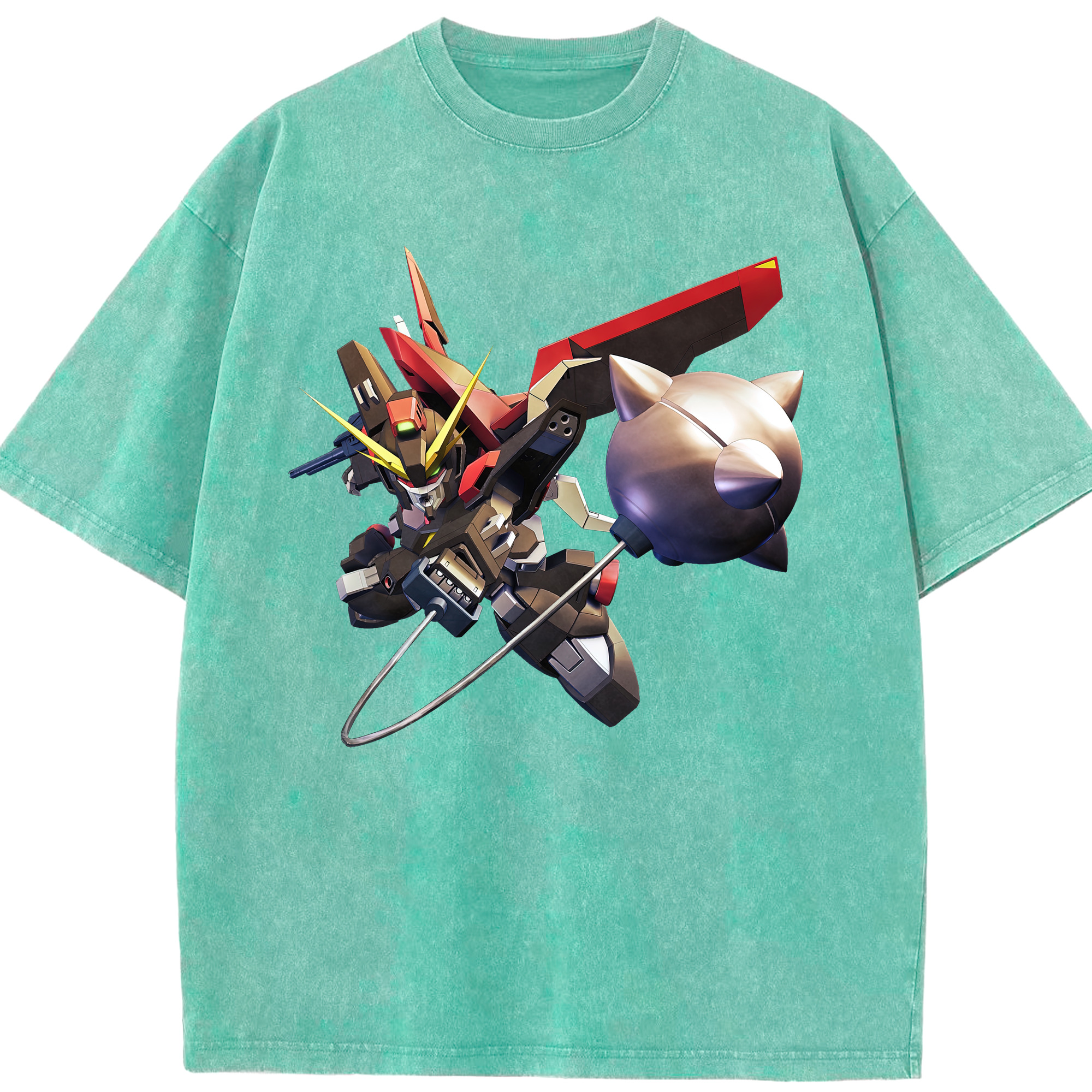 （画像用） 機動戦士ガンダム Mobile Suit Gundam 綿100% ヴィンテージ風 半袖Tシャツ（フロントプリント）